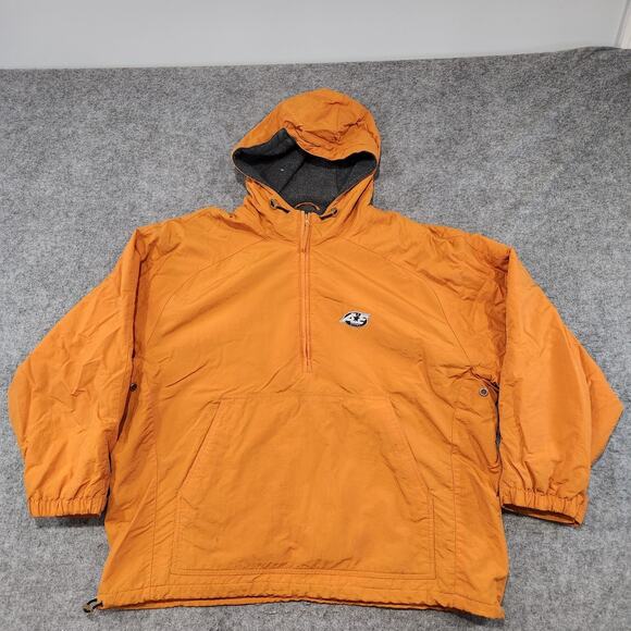 VTG American Eagle AE Performance Mens L Large Fleece Lined Anorak Windbreaker - Picture 2 of 16
